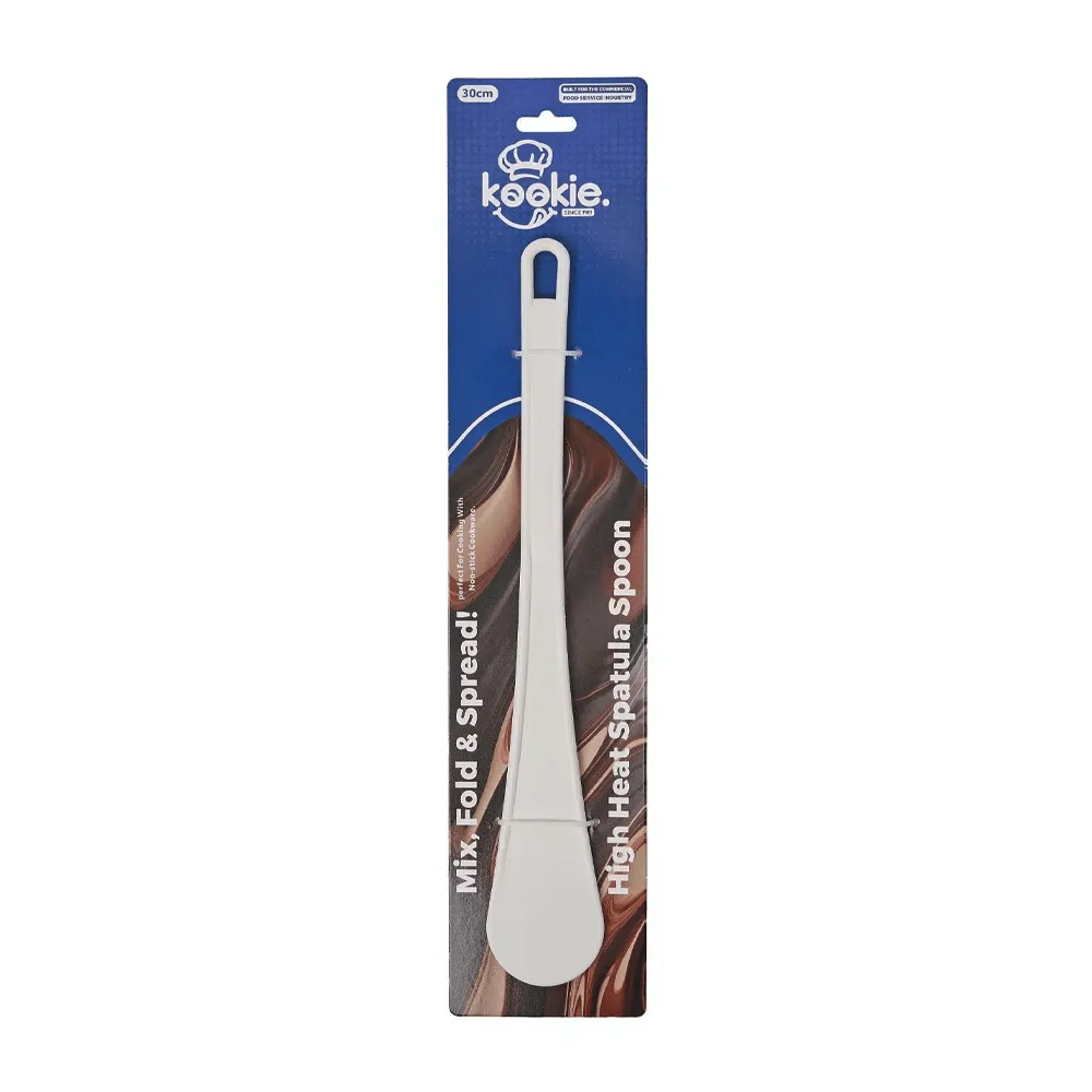 Kookie® High Heat Spatula One-Piece Spoonula- White