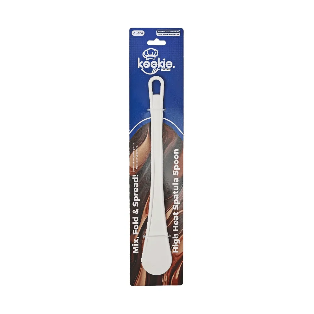 Kookie® High Heat Spatula One-Piece Spoonula- White