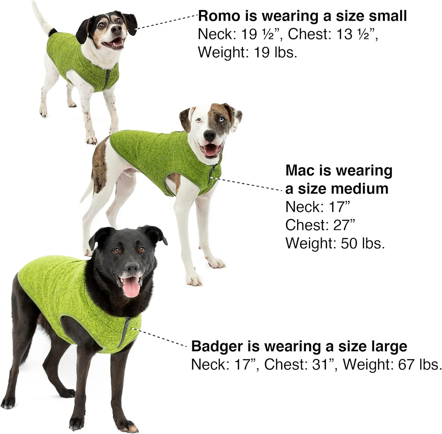 Kurgo Core Dog Sweater, Knit Dog Sweater with Fleece Lining, Cold Weather Pet Jacket, Zipper Opening for Harness, Adjustable Neck, Year-Round Sweater for Small Dogs (Heather Black, X-Small)