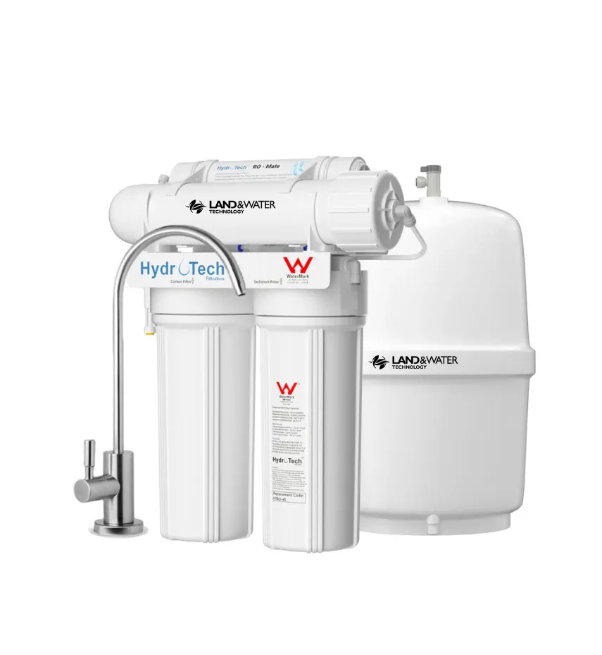 Land & Water 4-Stage 10" x 2.5" Hydrotech Reverse Osmosis Undersink Water Filtration System (285 LPD)