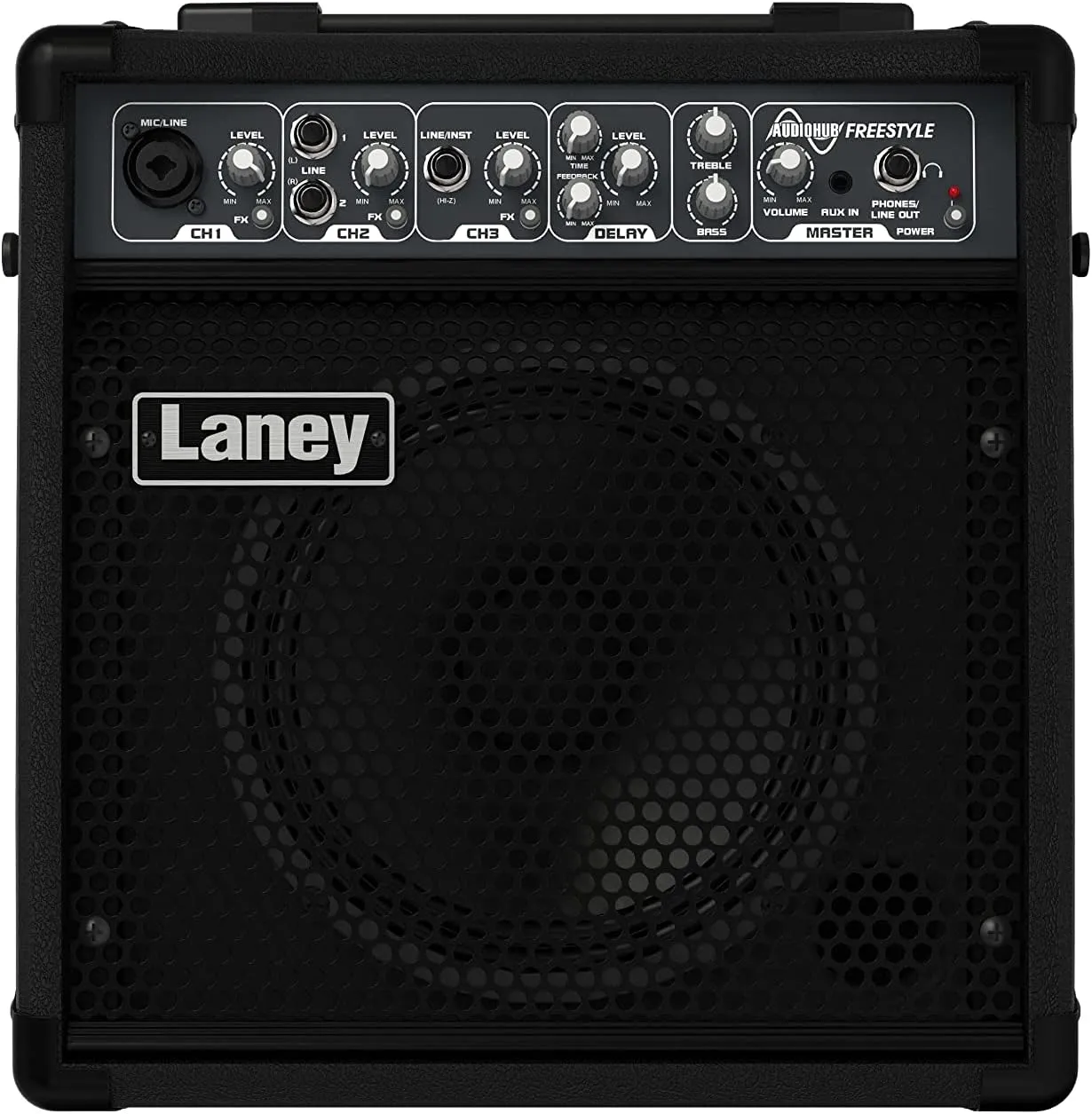 Laney Audiohub AH-Freestyle Multi-Input Combo Mains or Battery Power, Black