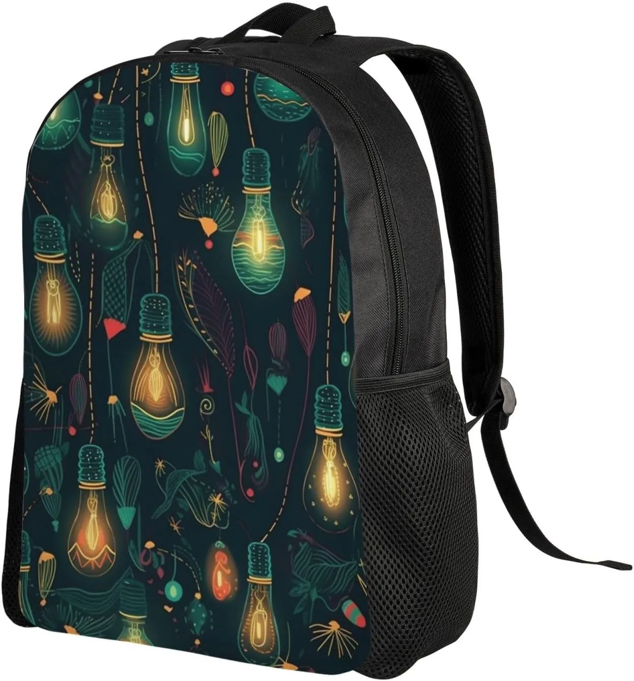 Laptop Backpack for Women Men Carry-on Backpack Lit Lights Daypack Lightweight Travel Shoulder Bags