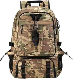 Large Capacity Hiking Backpack Outdoor Sports Travel Backpack for Men Women Waterproof Lightweight Wear-Resistant Shoulder Bag Suitable For Climbing Touring Expandable Capacity 60L Multicolor