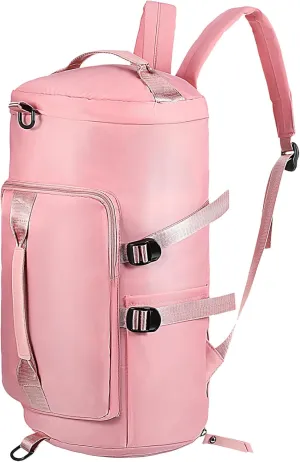 Large Capacity Sports Backpack for Men Buckle Fasten Travel Gym Bag Sturdy Scratch Resistant Material Comfortable Handle Multi-purpose Yoga Hiking Commuter Backpack