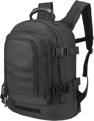 Large Tactical Expandable Backpack 39L-64L Military Bug Out Bag With Waist Strap