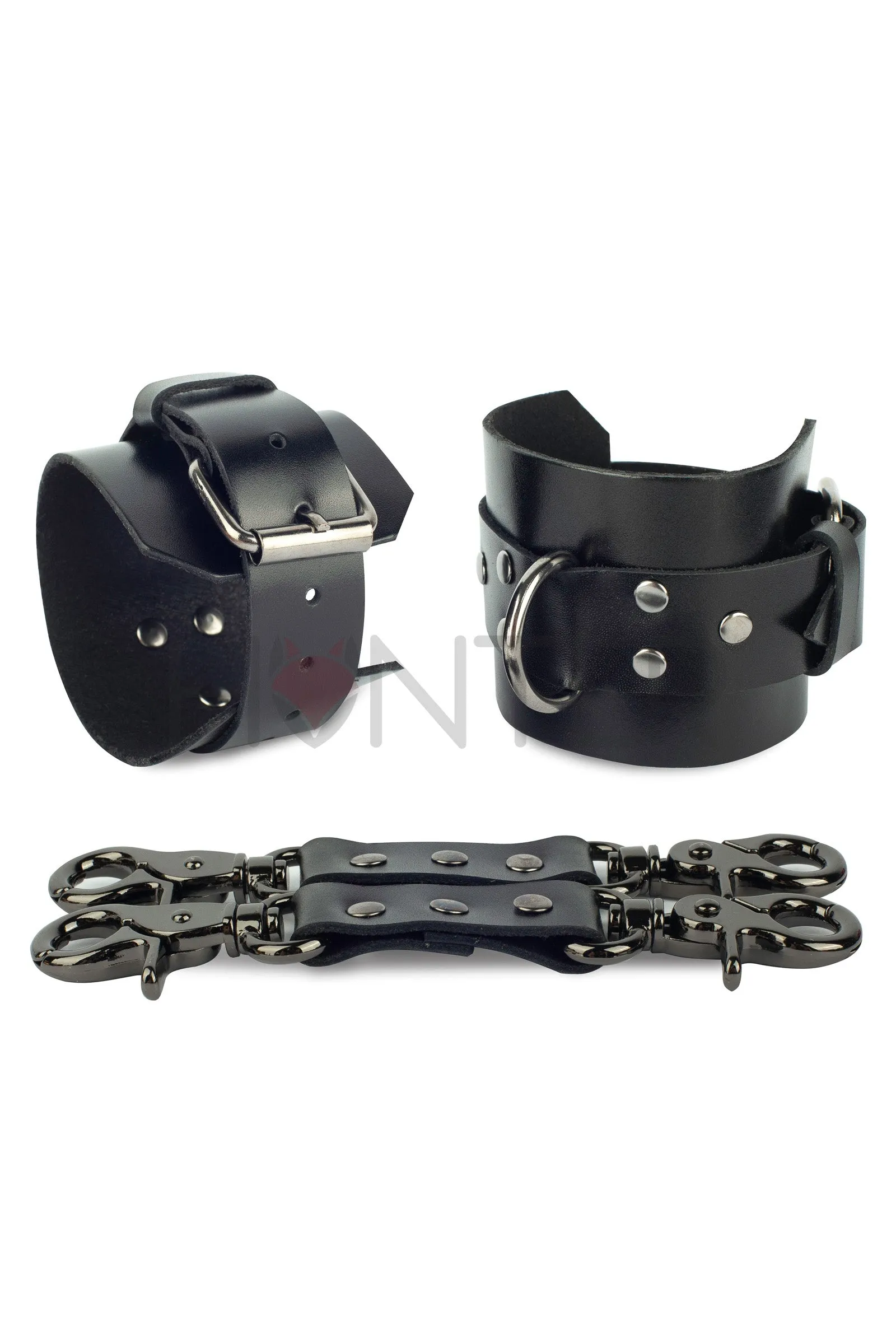 Leather Lingerie Bondage and Handcuffs