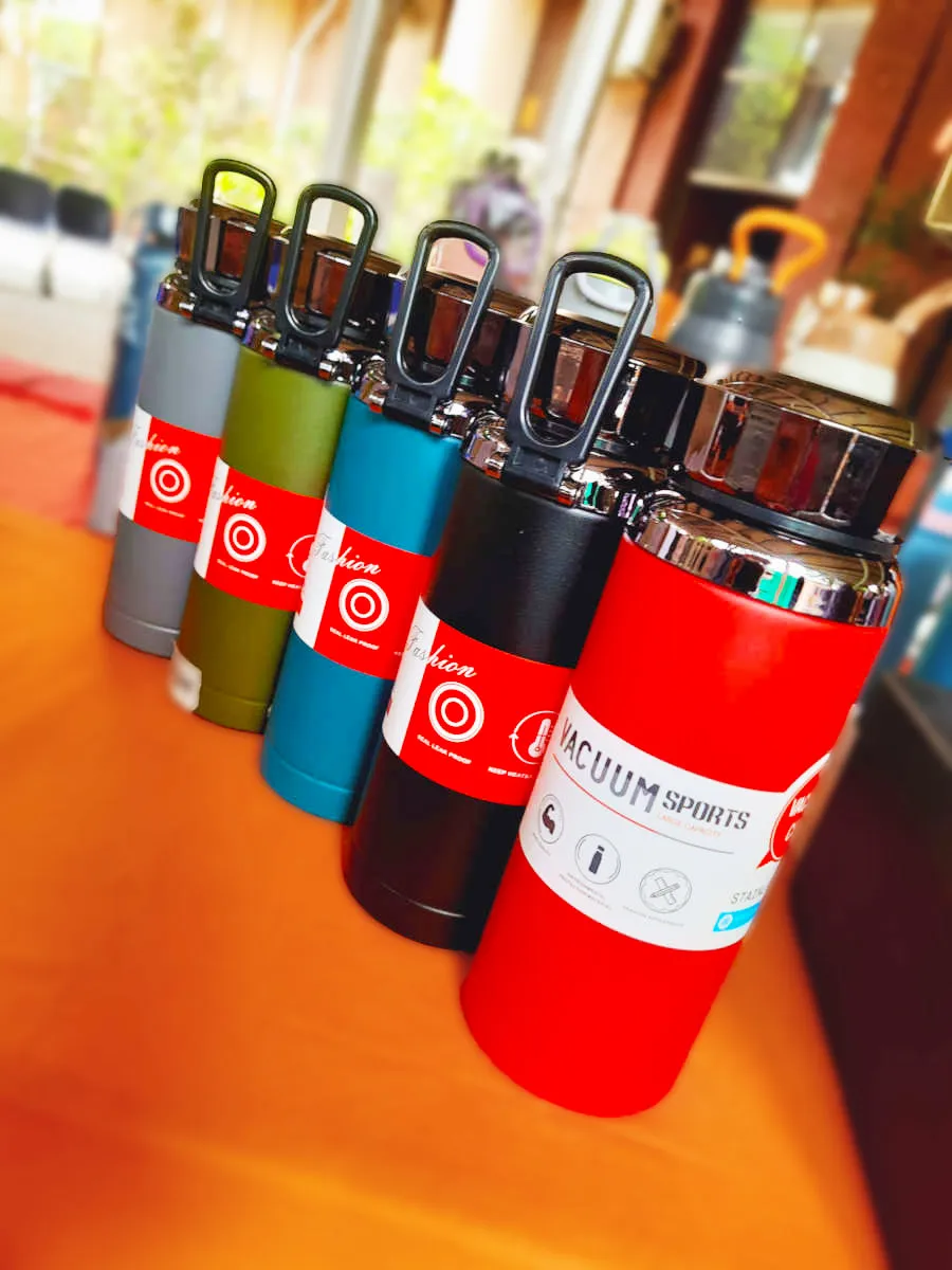 LED Temperature Display Stainless Steel Water Bottle with Double Bottom, Smart Vacuum Insulated Thermos Flask Hot And Cold Resistant