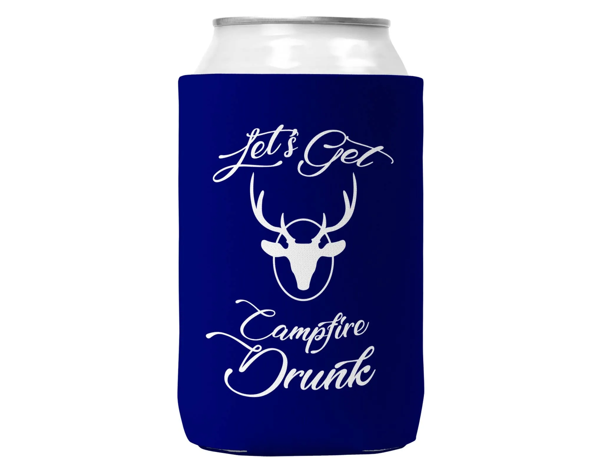 Let's Get Campfire Drunk Can Koozie Cooler for 12oz Cans