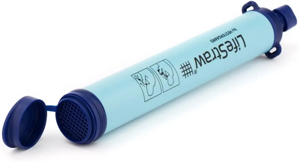 LifeStraw Personal Water Purifier for Hiking, Camping, Travel, and Emergency Preparedness