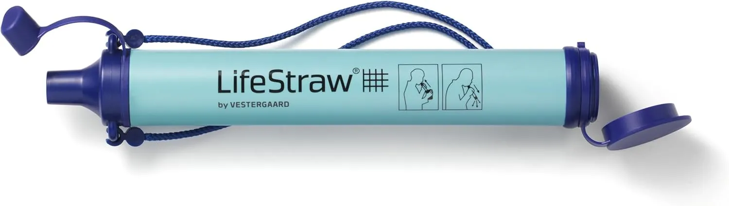 LifeStraw Personal Water Purifier for Hiking, Camping, Travel, and Emergency Preparedness