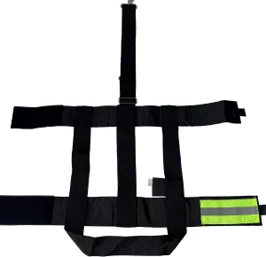 LINE2design Firefighter Watercan Harness with Adjustable Strap - Black