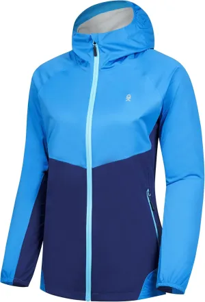 Little Donkey Andy Rain Jacket Women, Lightweight Waterproof Windbreaker with Hooded for Outdoor