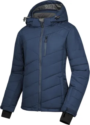 Little Donkey Andy Women's Warm Ski Jacket Water Resistant Insulated Snowboarding Jacket Windproof Winter Snow Coat