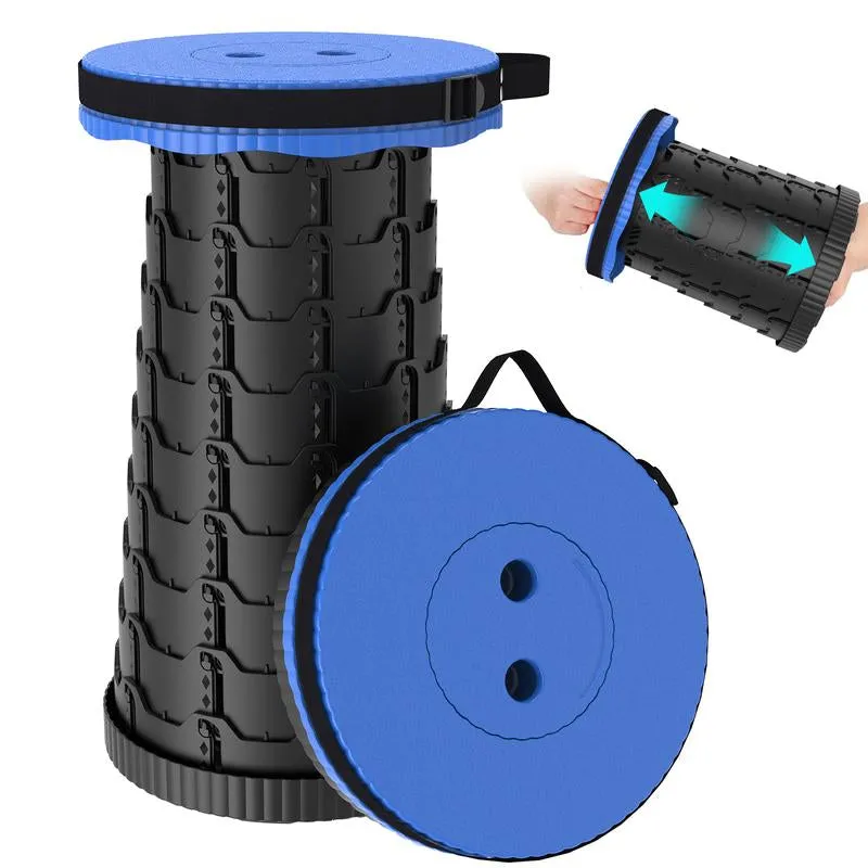Load All-in-one solution Running out fast Outdoor Collapsible Gardening Max Camping Stool,Portable for Stool, Hiking Capacity Fishing Upgraded Stools,Telescoping 400Lbs,Suitable Picnic