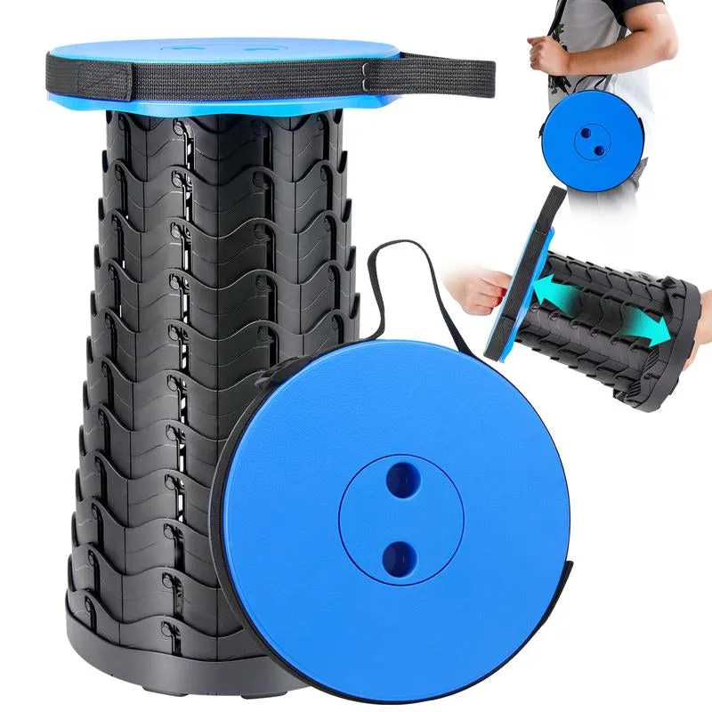 Load All-in-one solution Running out fast Outdoor Collapsible Gardening Max Camping Stool,Portable for Stool, Hiking Capacity Fishing Upgraded Stools,Telescoping 400Lbs,Suitable Picnic