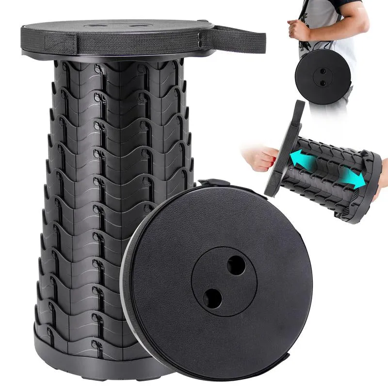 Load All-in-one solution Running out fast Outdoor Collapsible Gardening Max Camping Stool,Portable for Stool, Hiking Capacity Fishing Upgraded Stools,Telescoping 400Lbs,Suitable Picnic