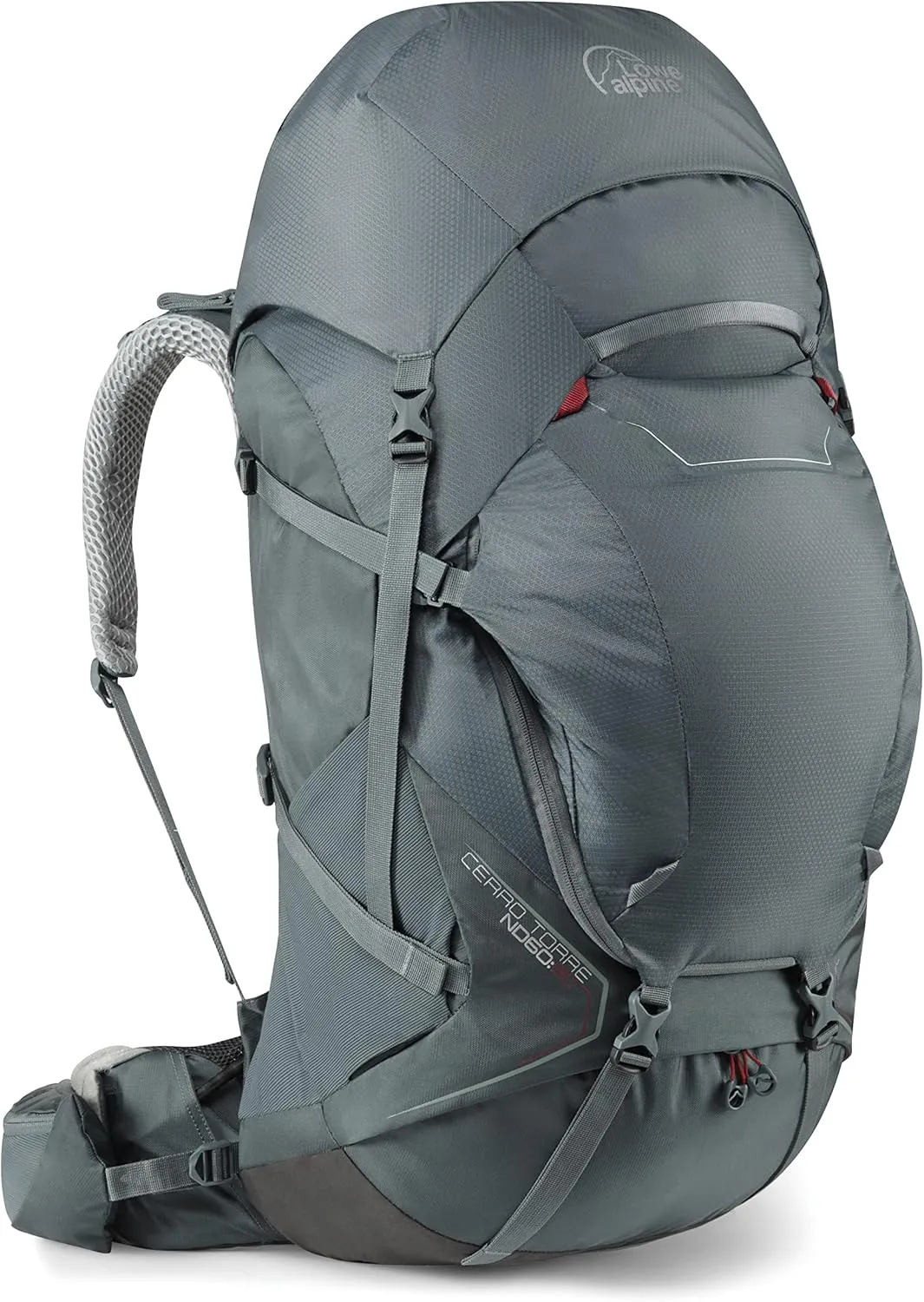 Lowe Alpine Womens Cerro Torre ND Long-Distance & Remote Hiking Backpack, Cerro Torre ND80:100 Liter, Dark Slate