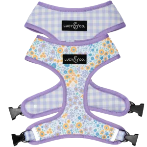 Lucy&Co Reversible Dog Harness: Among the Wildflowers
