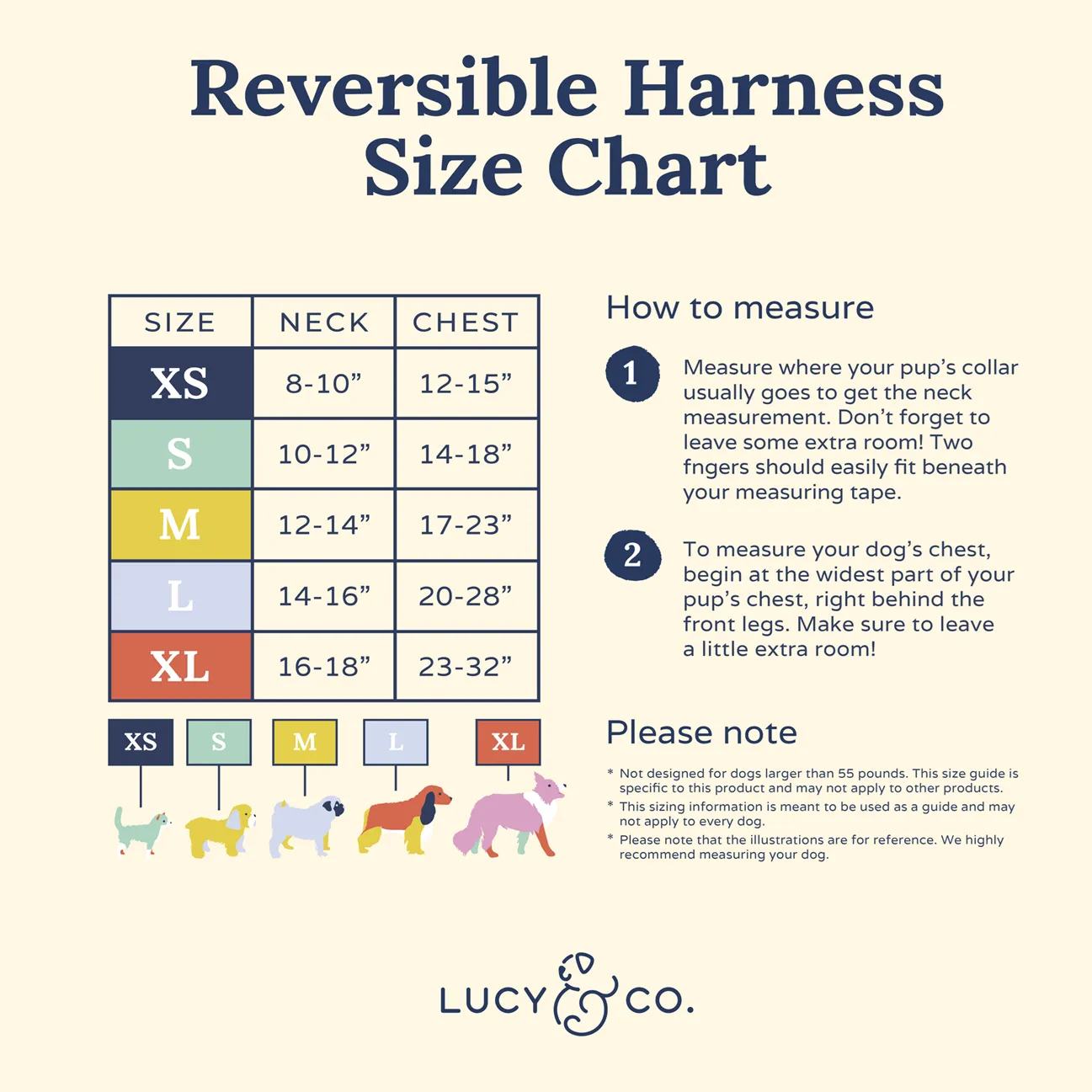 Lucy&Co Reversible Dog Harness: Among the Wildflowers