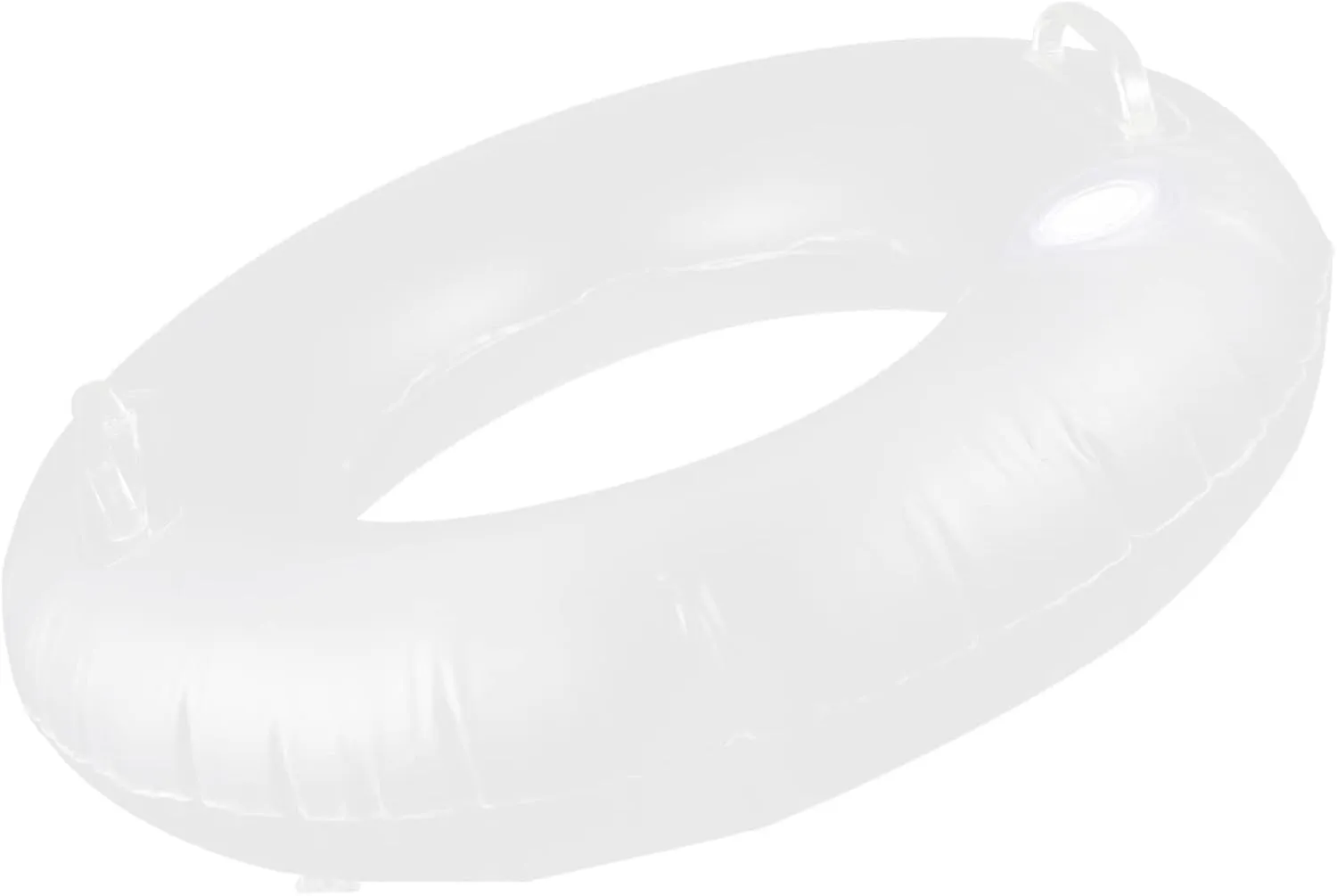 Luminous Swimming Ring Pool Mini Trampoline Inflatable Tent Pit Rings Float LED Swimming Ring Beach