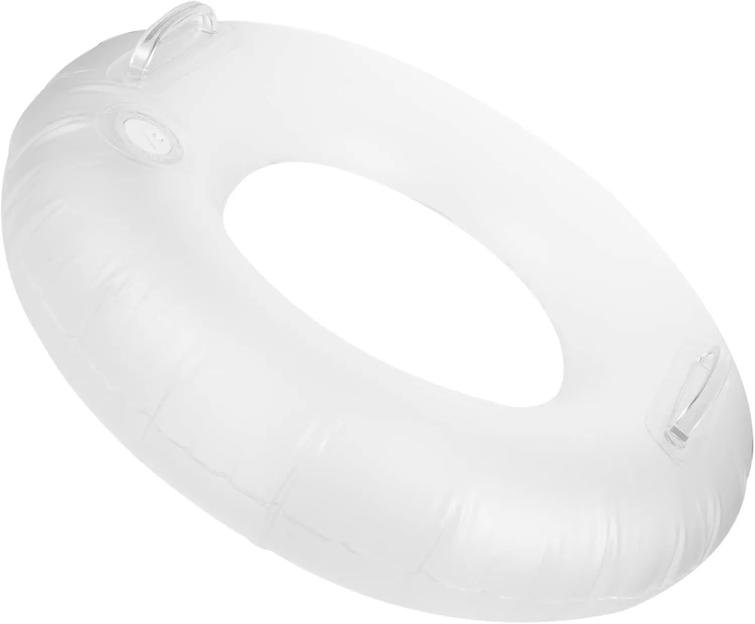 Luminous Swimming Ring Pool Mini Trampoline Inflatable Tent Pit Rings Float LED Swimming Ring Beach