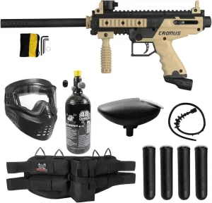 Maddog Tippmann Cronus Basic Silver Paintball Gun Marker Starter Package
