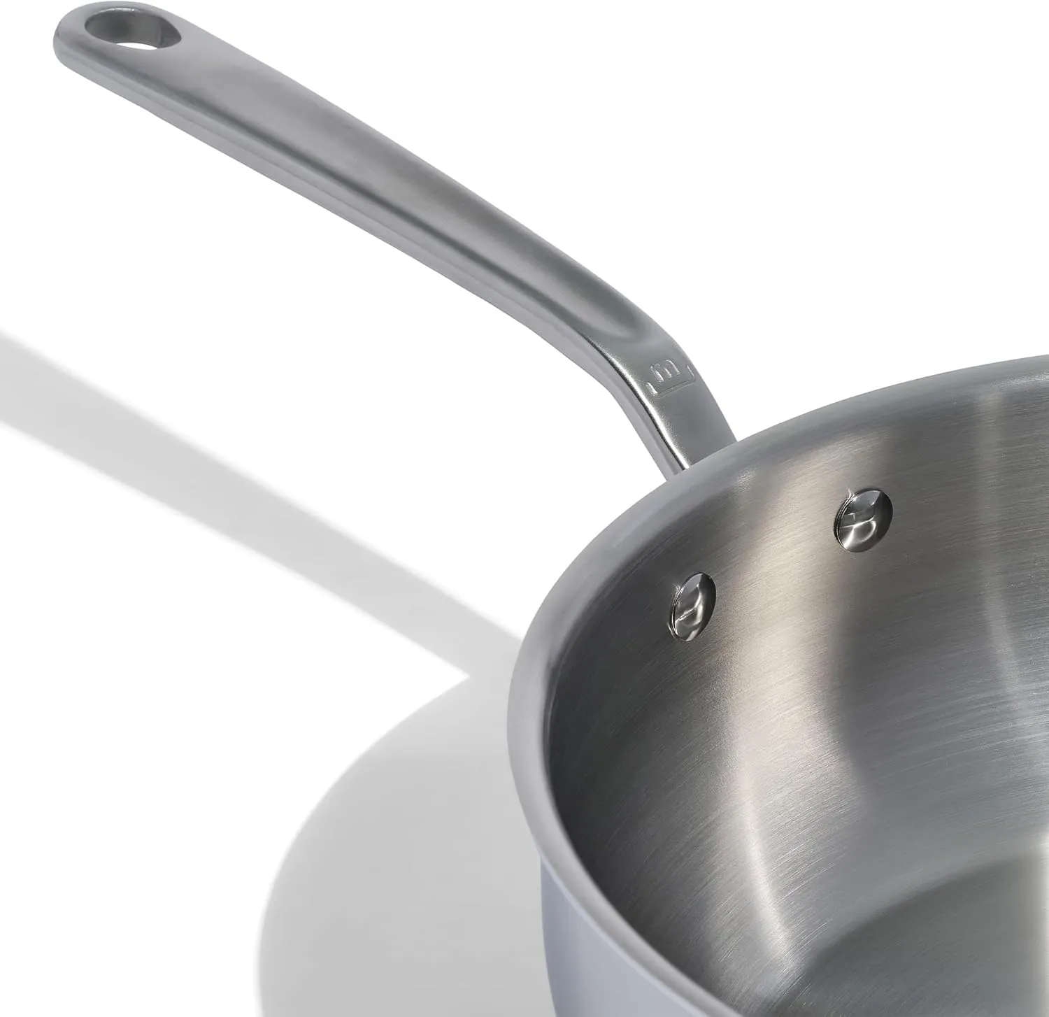 Made In Cookware - 5 Quart Stainless Steel Saucier Pan - 5 Ply Stainless Clad - Professional Cookware - Crafted in Italy - Induction Compatible