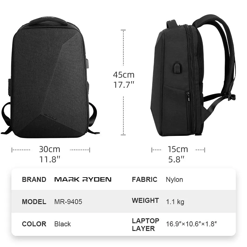 Mark Ryden New Anti-thief USB Recharging Backpack