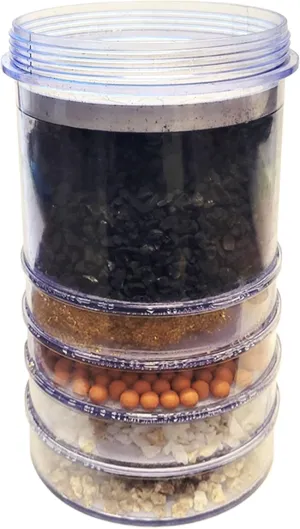 Max Water - Counter top System Compatible 5-Stage Replacement Mineral Filter Cartridge effective Water Purification compatible with Zen Counter-Top Gravity Water Filters