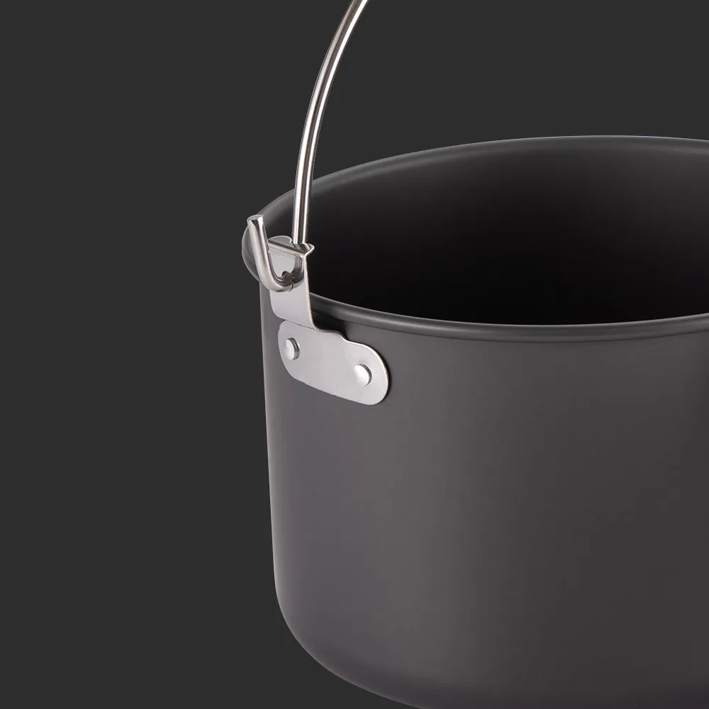 MC-255 5.5-Quart Portable Camping Pot, Lightweight Aluminum