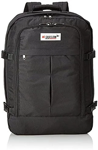 MC-CASES ® Professional backpack suitable for DJI Mavic Pro with space for batteries and lots of accessories (DJI Goggles also RE and Mavic Pro Combo Backpack Black)