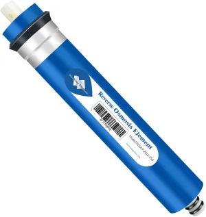 Membrane Solutions 150 GPD RO Membrane, Reverse Osmosis Membrane Element 12" x 2" Water Filter Replacement for Undersink Home Drinking RO Water Filtration System