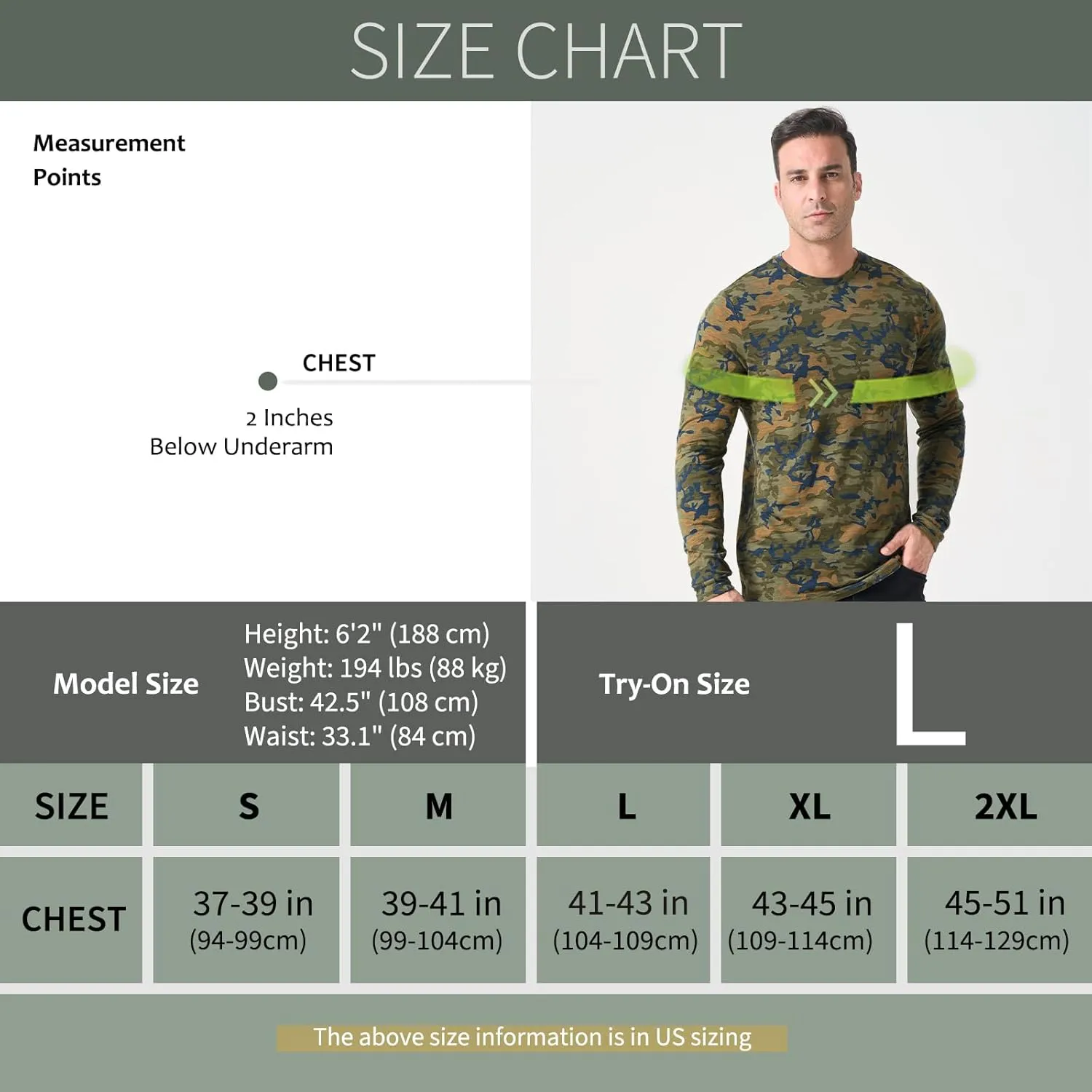 Merino Protect 100% Merino Wool Base Layer Mens Soft Long Sleeve Shirts Odor Resistance Thermal Underwear for Hunting Hiking