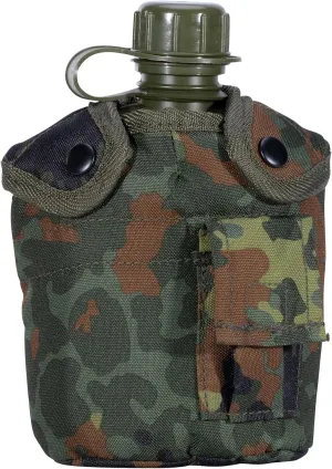 Mil-Tec US Style Canteen and Cup Flecktarn
