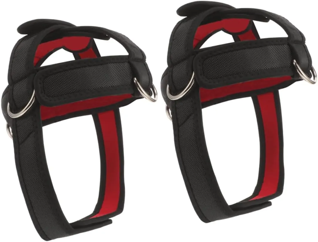 Milisten 2pcs Head and Neck Trainer Padded Harness for Shoulder Weight Exercise Neck Strength Enhancer