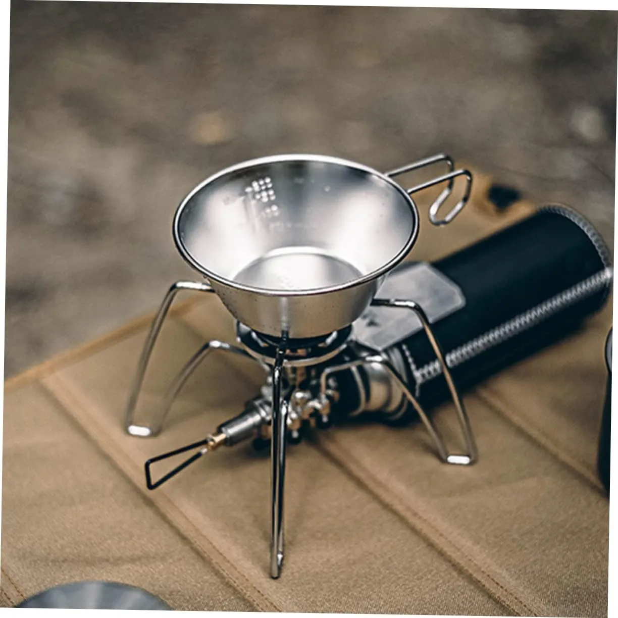 Milisten Stainless Steel Salad Bowl Pet Fire Food Bowl Mugs Camping Cookware Cup Flask Camping Sink Coffee Mug