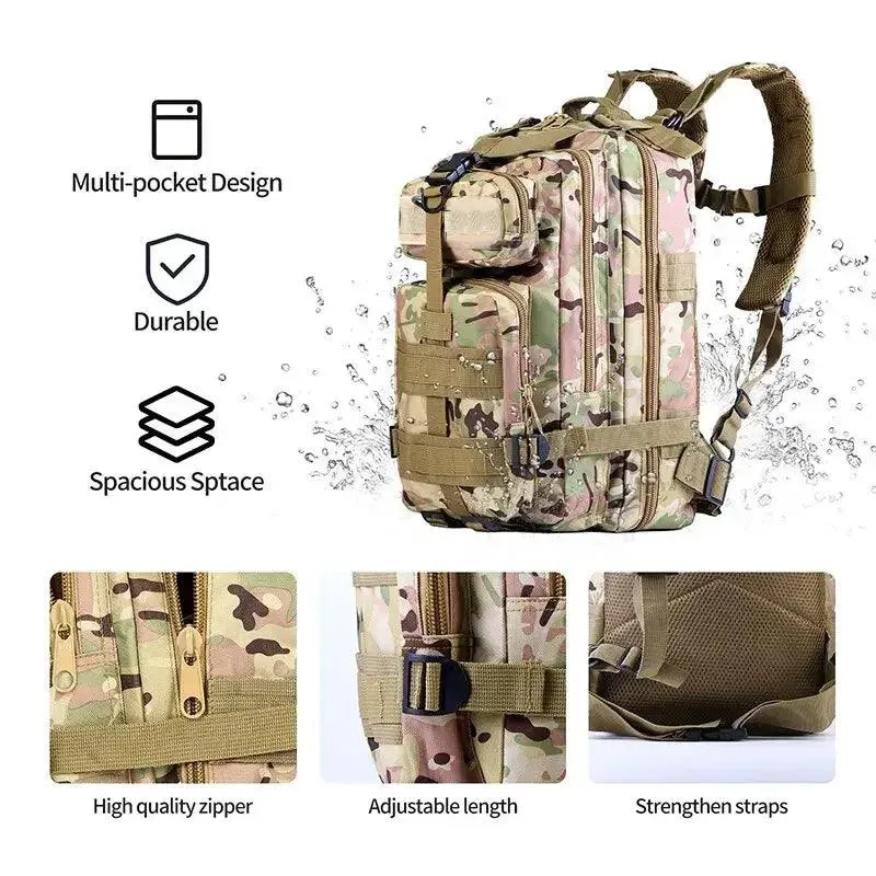 Military-Grade 30L Trekking Backpack