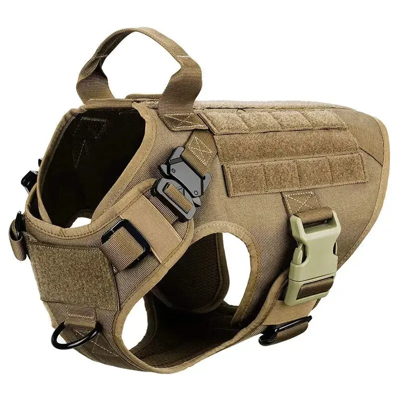Military Large Dog Durable Harness K9