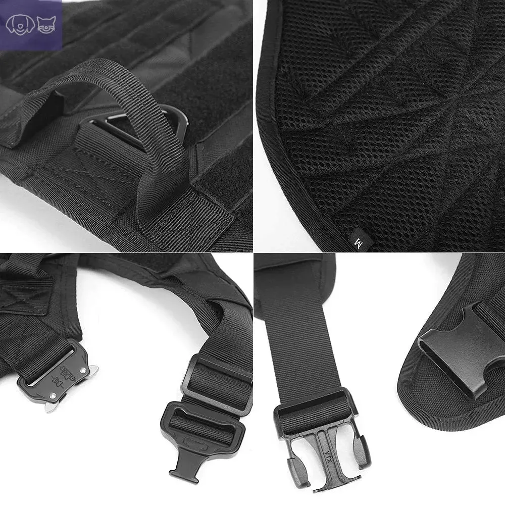 Military Large Dog Durable Harness K9