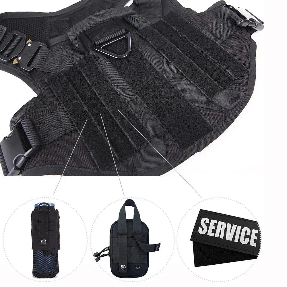 Military Large Dog Durable Harness K9