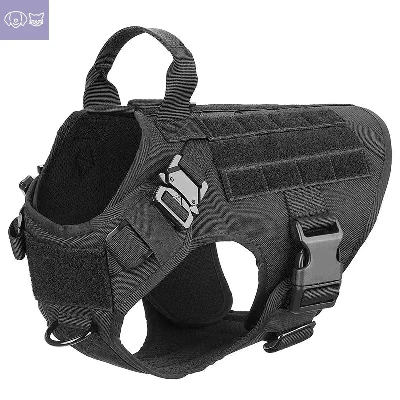 Military Large Dog Durable Harness K9