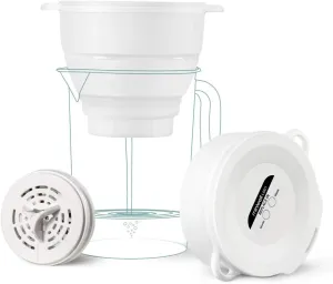 miniwell Filtration System- Water Camping Filter with Replaceable Filter - for Hiking Purification- Remove Chlorine,Sediments, BPA Free- Emergency