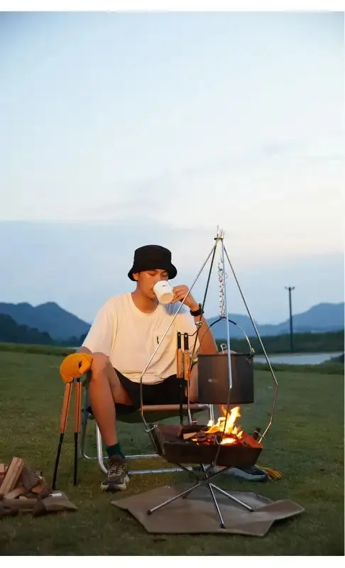 MOBI GARDEN Portable Bonfire Campfire Pit
