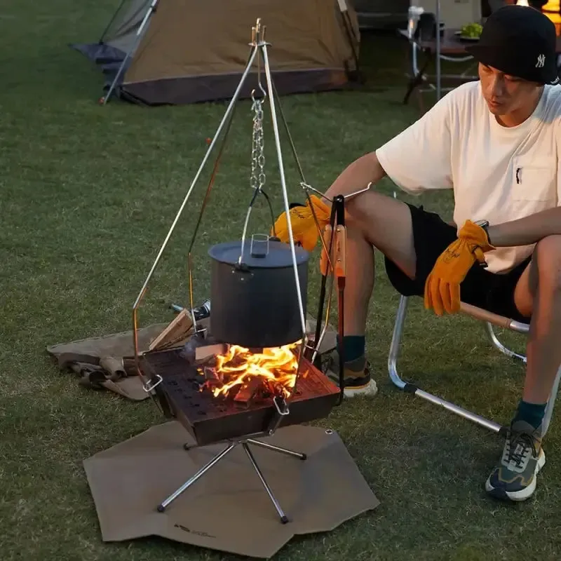 MOBI GARDEN Portable Bonfire Campfire Pit