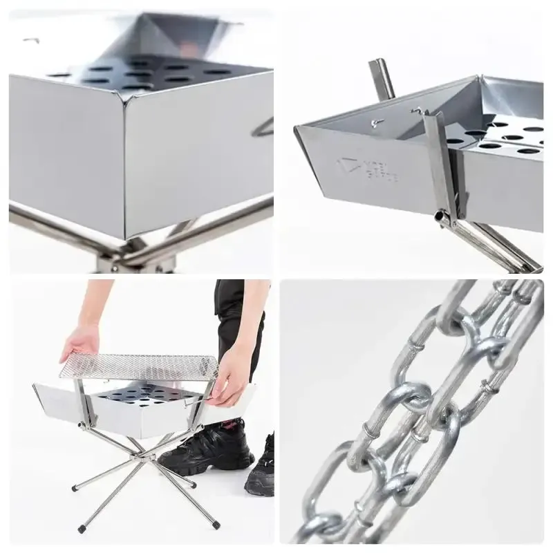 MOBI GARDEN Portable Bonfire Campfire Pit