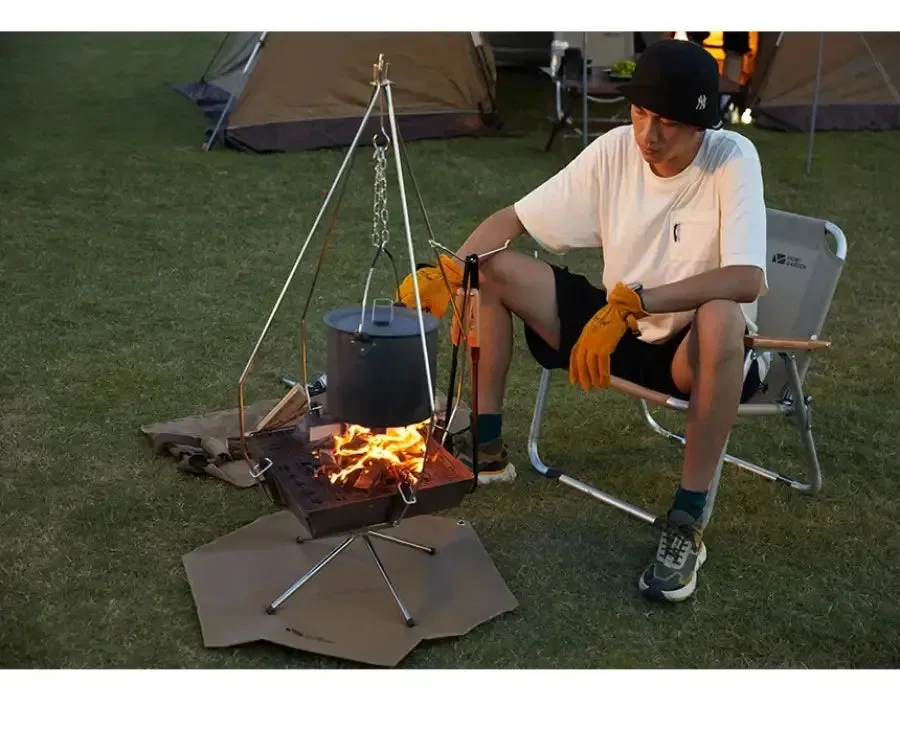 MOBI GARDEN Portable Bonfire Campfire Pit