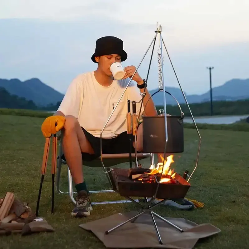 MOBI GARDEN Portable Bonfire Campfire Pit