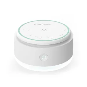 Momcozy Sound Machine for Baby | Portable White Noise Sound Machine for Sleep Rechargeable | 20 Sleep Sounds White Noise Machine with Nursery Night Light | Travel Sleep Sound Machine Battery Based