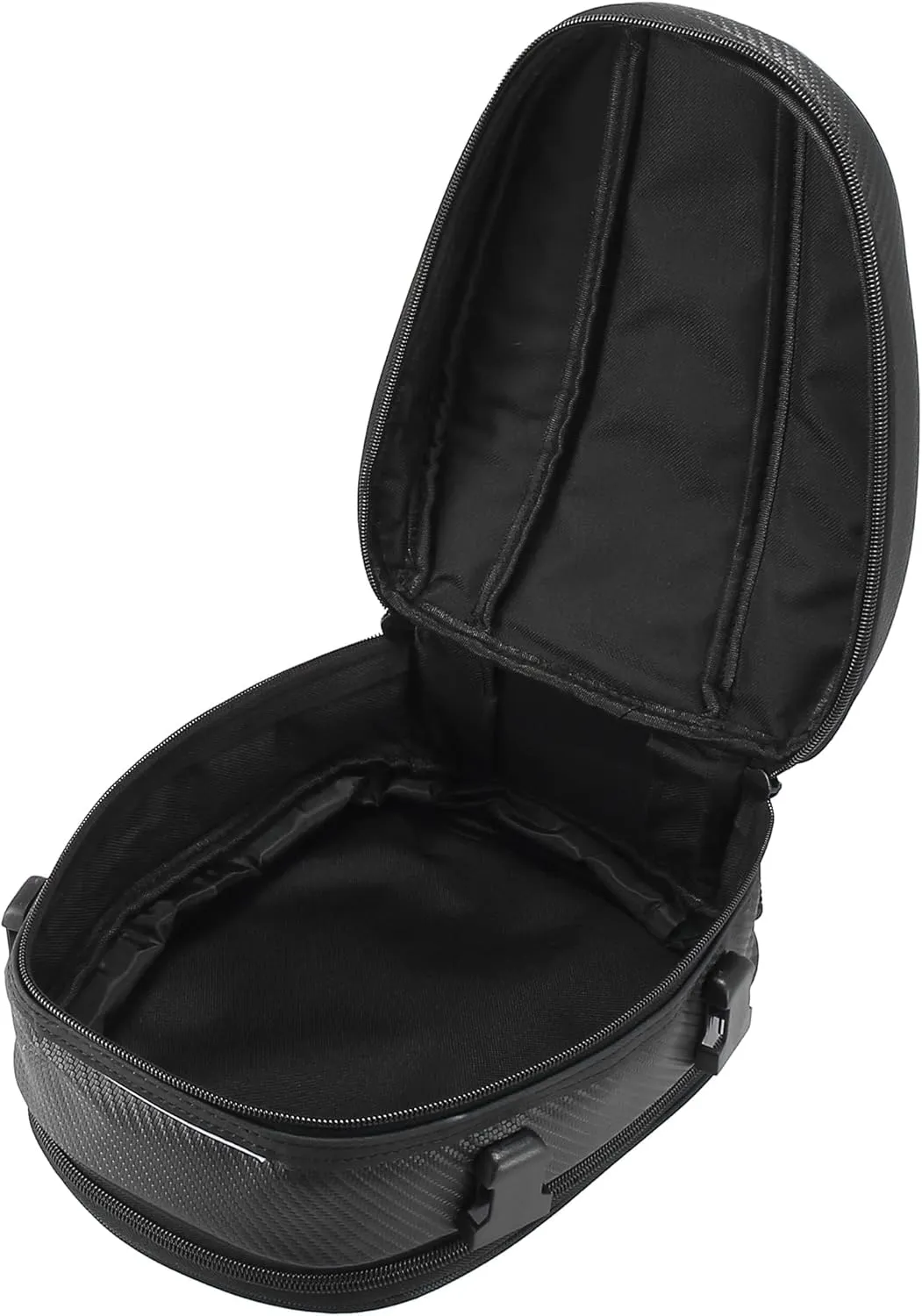 Motorcycle Seat Tail Bag Motorbike Cycling Travel Rear Luggage Bag Waterproof 1680D Backpack Black