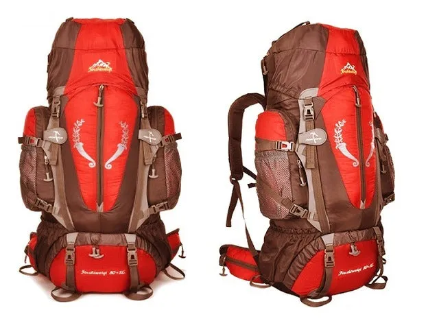 Mountaineering Waterproof 85L Great savings Climbing Hiking Backpack Camping